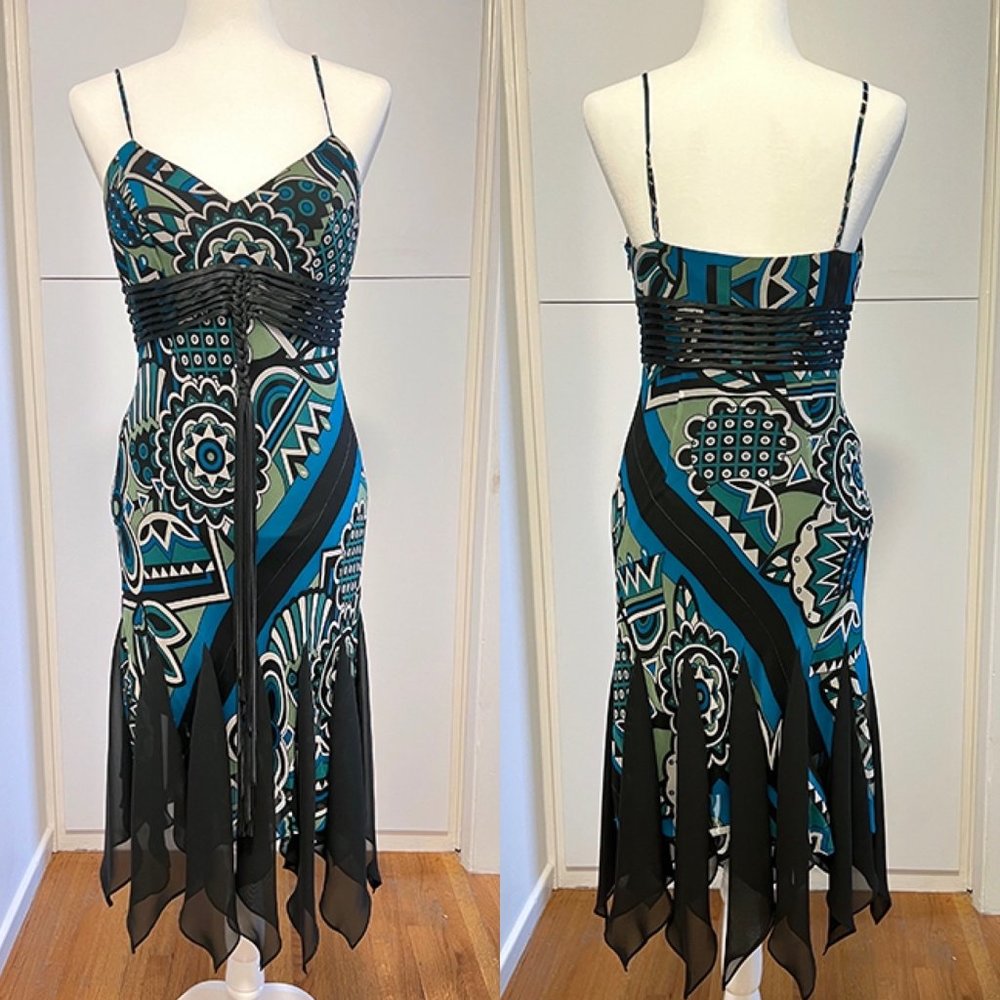 Sue Wong Hankerchief Hem Dress